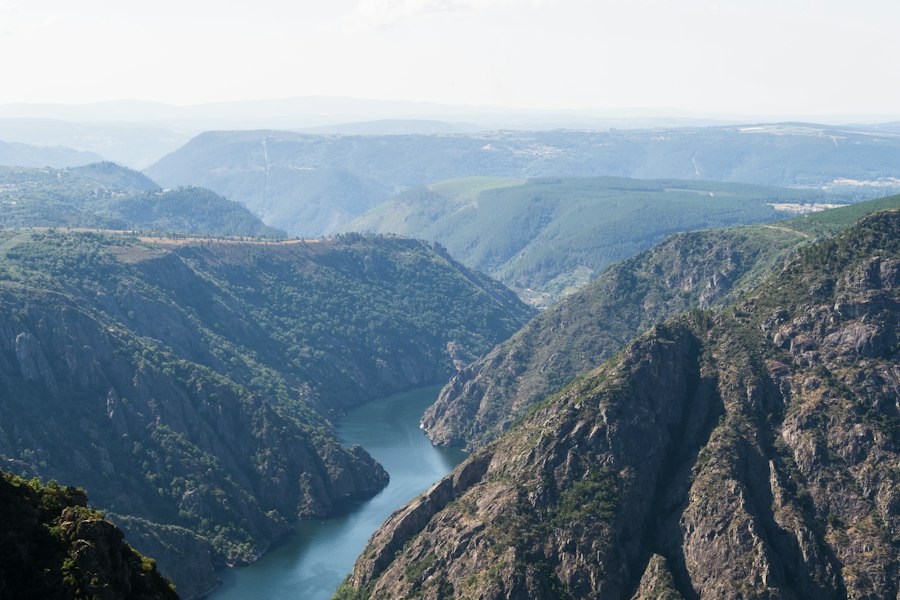 The Sil canyon in the Ribeira Sacra